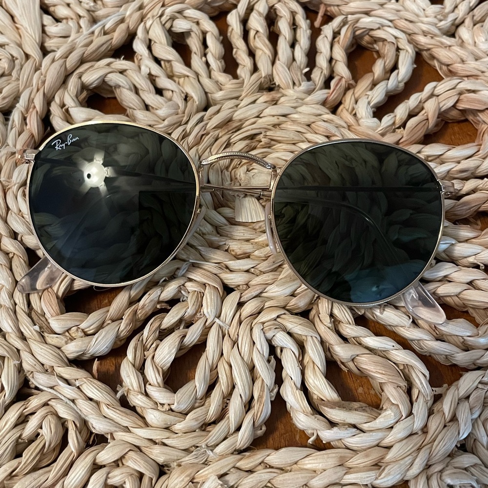 *SOLD* Classic Ray-Ban 5021 Gold Round Sunglasses